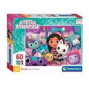 Clementoni Puzzle Super Color Gabby's Dollhouse, 60 Teile.