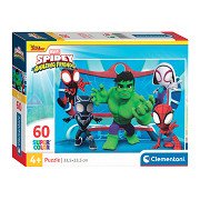 Clementoni Jigsaw Puzzle Super Color Marvel Spidey, 60 pcs.