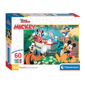 Clementoni Jigsaw Puzzle Super Color Disney Mickey Mouse, 60 pcs.