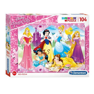 Clementoni Jigsaw Puzzle Super Color Disney Princess, 104pcs.