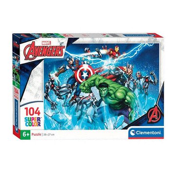 Clementoni Jigsaw Puzzle Super Color Marvel Avengers, 104pcs.