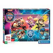 Clementoni Puzzle Super Color PAW Patrol The Mighty Movie, 104 Teile.