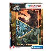 Clementoni Puzzle Super Color Jurassic World, 104 Teile.