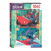 Clementoni Jigsaw Puzzle Super Color Disney Stitch, 104pcs.