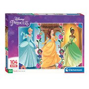 Clementoni Jigsaw Puzzle Super Color Disney Princess, 104pcs.