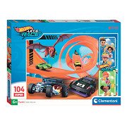 Clementoni Puzzle Super Color Hot Wheels, 104 Teile.