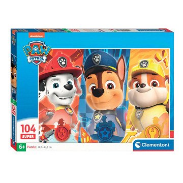 Clementoni Jigsaw Puzzle Super Color PAW Patrol Close Up, 104 pcs.