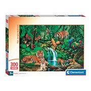 Clementoni Jigsaw Puzzle Super Color The Jungle Retreat, 300pcs.