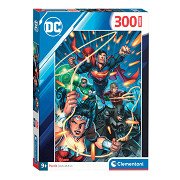 Clementoni Puzzle Super Color DC Comics Justice League, 300 Teile.