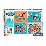 Clementoni Puzzle 4in1 DC Super Friends