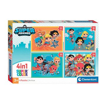 Clementoni Legpuzzel 4in1 DC Super Friends