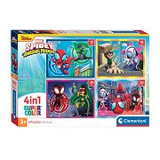 Clementoni Puzzle 4in1 Spidey und seine erstaunlichen Freunde