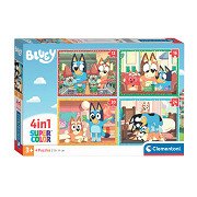 Clementoni Jigsaw Puzzle 4in1 Bluey