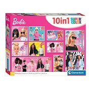Clementoni Jigsaw Puzzle Super Color 10in1 Barbie