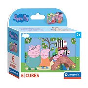 Clementoni Blockpuzzle Peppa Pig, 6-tlg.