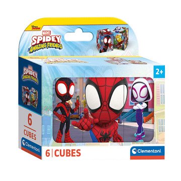 Clementoni Block Puzzle Spidey and His Amazing Friends, 6pcs.