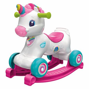 Clementoni Baby - Einhorn Schaukelpferd 3in1