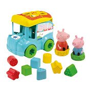 Clementoni Baby - Vormenstoof Peppa Pig Bus, 8dlg.