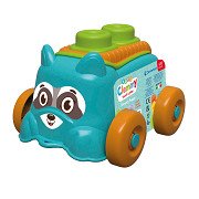 Clementoni Baby - Clemmy Sensory Puppy Blue mit weichen Blöcken, 5 Stück.