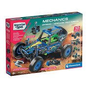 Clementoni Wissenschaft und Spiele – Mechanik-Offroad-Bauset, 10 Modelle
