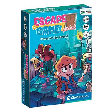 Clementoni Pocket Escape Spel - Het Vervloekte Kasteel