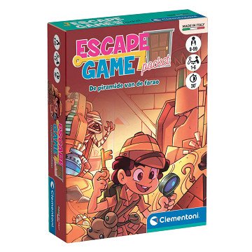 Clementoni Pocket Escape Game – Die Pyramide des Pharaos