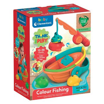 Clementoni Baby Fish Catching Coloring Game, 5pcs.
