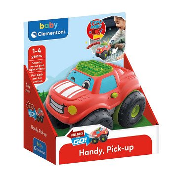 Clementoni Baby Pull back Pick-up-Auto mit Sound