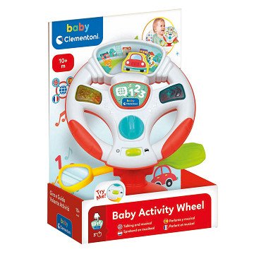 Clementoni Baby Activity Steering Wheel with Suction Cup