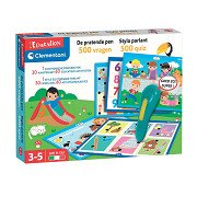 Clementoni Education – Sprechender Stift, 500 Quiz