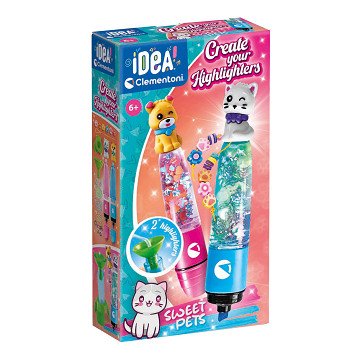 Clementoni Idea Machen Sie Ihre eigenen Textmarker - Süße Haustiere