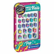 Clementoni Crazy Chic Press & Go Nails - Pop