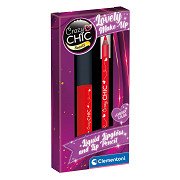 Clementoni Crazy Chic Lipgloss und Lipliner Kirschrot