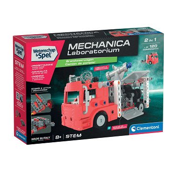 Clementoni Science & Play - Mechania Laboratory Fire Truck