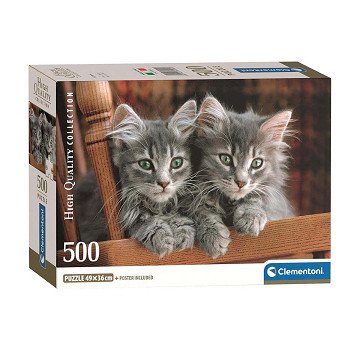 Clementoni Legpuzzel Kittens, 500st.