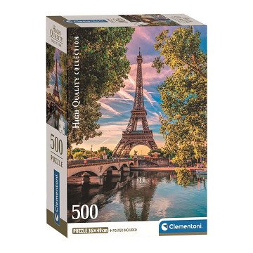 Clementoni Jigsaw Puzzle Along the Seine, 500pcs.