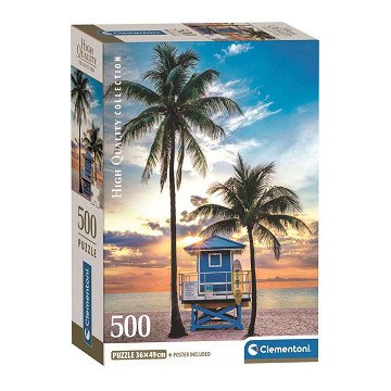 Clementoni Jigsaw Puzzle Miami Beach Florida, 500pcs.