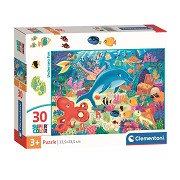 Clementoni Puzzle Unterwasserspaß, 30-tlg.