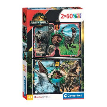 Clementoni Puzzle Jurassic World, 2x60 Teile.