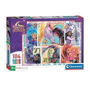 Clementoni Puzzle Unicorn Academy - 6 Portraits, 104pcs.