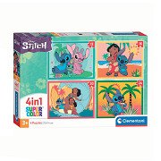 Clementoni Super Color Legpuzzel 4in1 Stitch