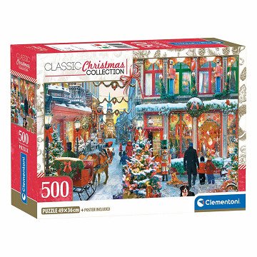 Clementoni Jigsaw Puzzle The Joy of Christmas - 500 pcs.