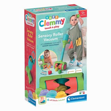 Clementoni Soft Clemmy Staubsauger mit 6 Blöcken