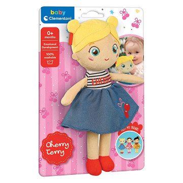 Clementoni Baby Zachte Pluche Pop Cherry Terry