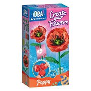 Clementoni Idea Make Your Own Flowers - Poppy