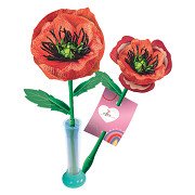 Clementoni Idea Maak Je Eigen Bloemen - Klaproos