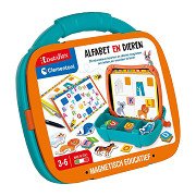 Clementoni Education Magnetkoffer Alphabet und Tiere