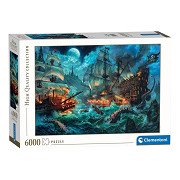 Clementoni Jigsaw Puzzle Pirate Battle - 6000 pieces