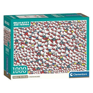 Clementoni Unmögliches Puzzle Hello Kitty - 1000 Teile