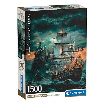 Clementoni Pirate Ship Jigsaw Puzzle - 1500 pieces